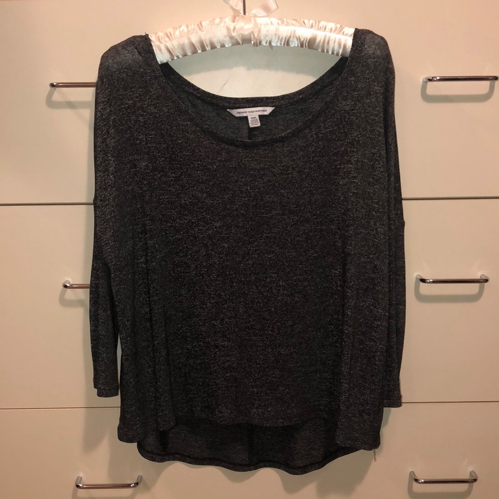 Grey American eagle top